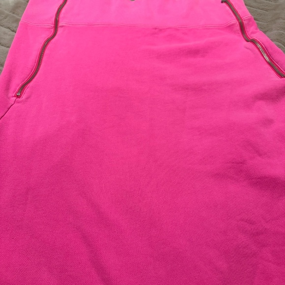 Free People Movement Spur of the Moment Solid Hoodie Midi Dress Sweatshirt Pink - Picture 13 of 16